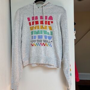 Vans Graphic Heather Gray PRIDE Long Sleeve Hoodie